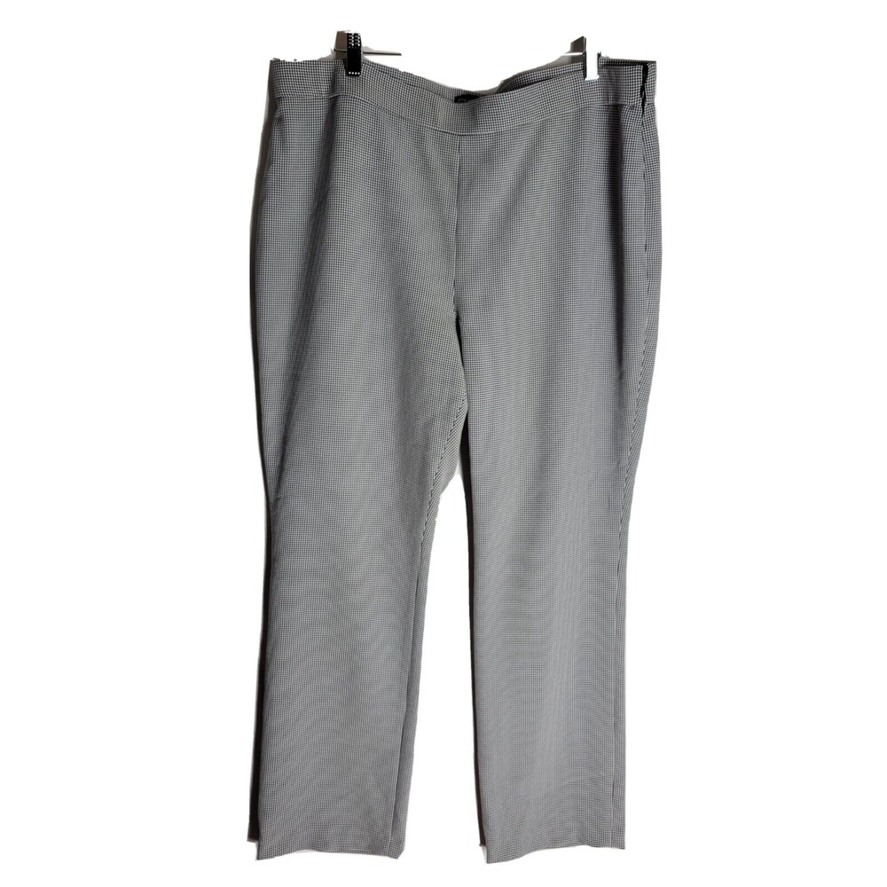 NWT Preston & York Women's Dress Career Pants Size 18 Tooth Hound Flat Front
